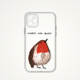 David Shrigley Red Dog I’m So Excited Cartoon Artistic Clear Girls Phone Case for iPhone 17, 16, 15, 14 and 13