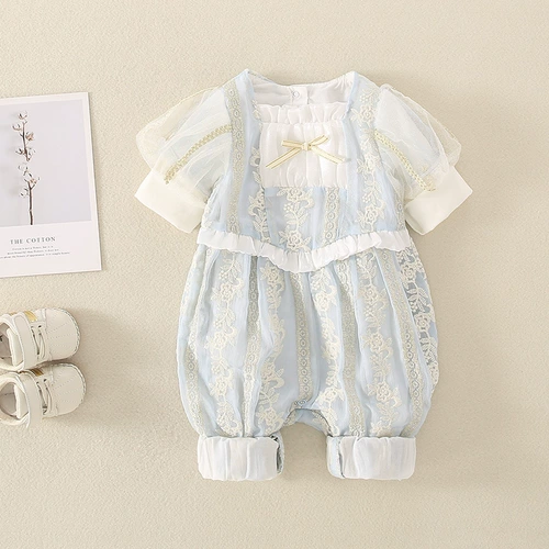 Боди для девочек, наряд маленькой принцессы, подарочная коробка для раннего возраста для выхода на улицу, платье, стиль Лолита