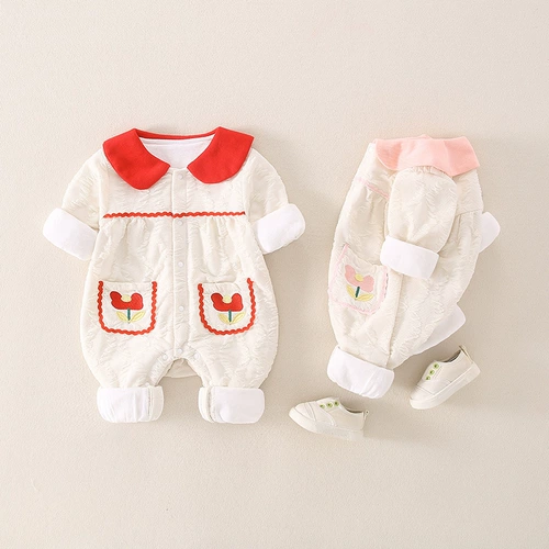 Детский комбинезон, боди для девочек, наряд маленькой принцессы для выхода на улицу, осенний, в западном стиле