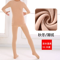 Кожа топ + носки тона кожи [осень и зимняя тонкая бархат]