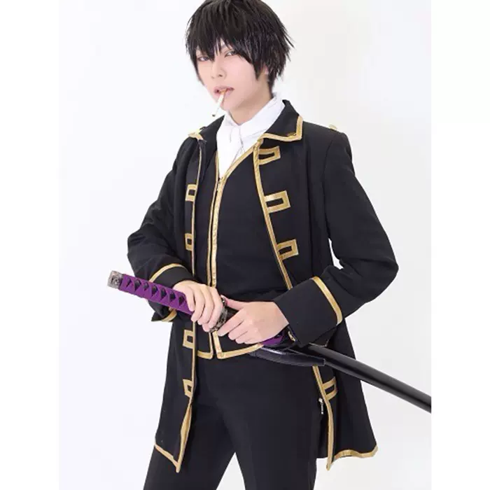 银魂真选组队服冲田总悟cos服装新选组土方十四郎Cosplay服装男-Taobao