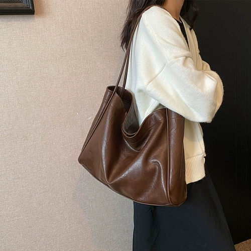 Ретро демисезонная сумка подмышку, модная сумка на одно плечо