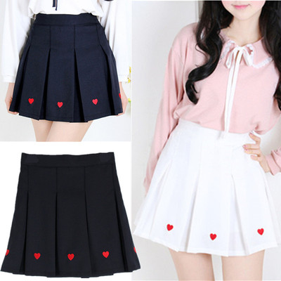 taobao agent Skirt, mini-skirt, for transsexuals, A-line, plus size, with embroidery