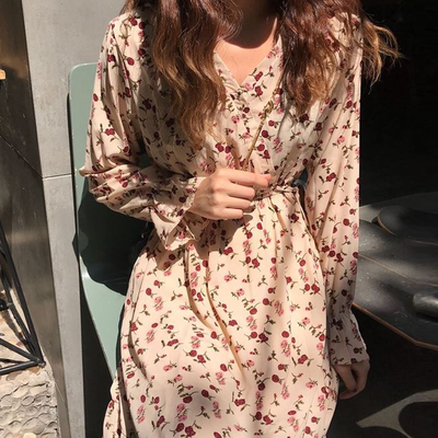 taobao agent Autumn clothing, uniform, shiffon dress, plus size, for transsexuals