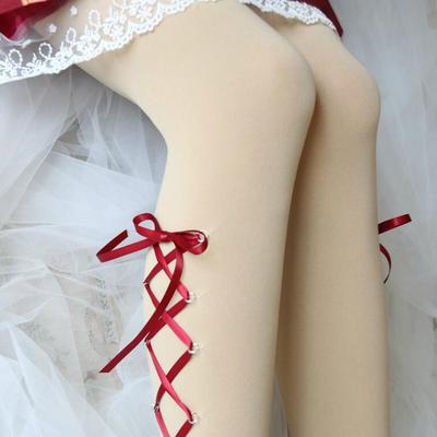 taobao agent Japanese velvet socks, leggings, Lolita style, goose down, for transsexuals, cosplay