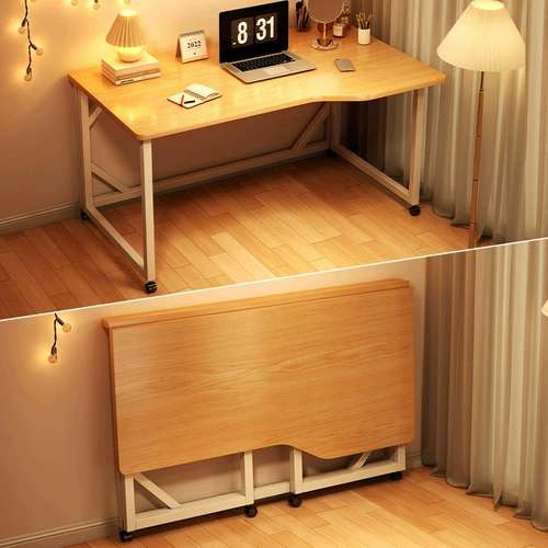 Складной компьютер на стойке настольный стол.