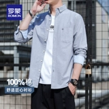 Летняя тонкая рубашка, лонгслив, хлопковая куртка для отдыха