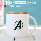 Творческая лига легенд Mark Cup Water Cup Cupe Cup American Coffee Cup с крышкой с логотипом Spoon Custom