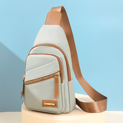 taobao agent Brand chest bag, summer one-shoulder bag, bag strap, fresh small bag, backpack, western style, 2022, simple and elegant design