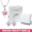 [Pink Diamond] 925 Silver Earring Necklace Set+Exquisite Gift Box