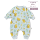 爱布谷 Детский хлопковый тонкий летний спальный мешок на четыре сезона, универсальное марлевое детское одеяло, осенний