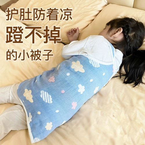 Детский бандаж пупочный для сна, хлопковый спальный мешок, марлевый нагрудник