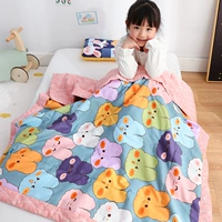 Милое хлопковое летнее одеяло