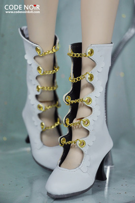 taobao agent [CodeNoir] Spot 3 -point baby MSD BJD doll high -heeled shoes -gold chain shoes