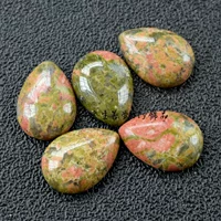 18*25 мм цветочного зеленого камня в форме