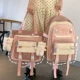 Розовый комплект, подвеска, значок, 2 шт