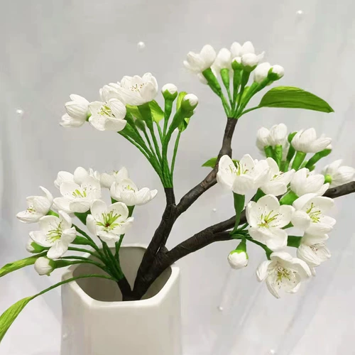 Реалистичный белый набор материалов, «сделай сам», букет, полный комплект, в цветочек