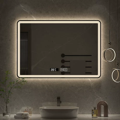 Скандинавское квадратное умное физиологичное индукционное зеркало с подсветкой