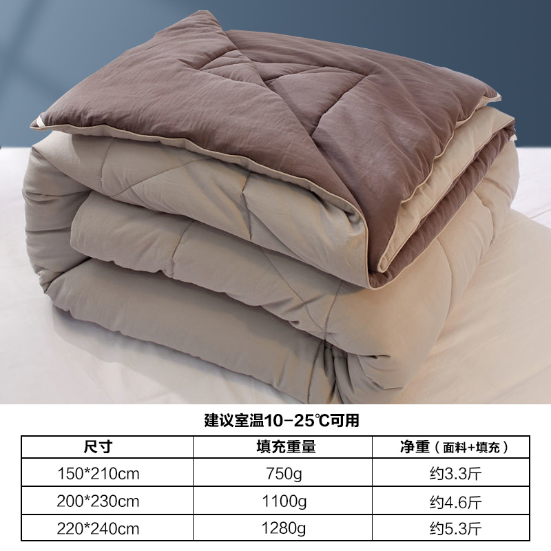 boyang quilt thiened in winter to keep warm, cotton, four seasons, universal cotton, soybean fiber, double spring and autumn quilt, autumn and winter