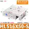 Thanh trượt dẫn hướng tuyến tính xi lanh trượt khí nén Airtac HLS MXS6/8/10/12/16/20/25-50 cấu tạo xi lanh khí nén ben khí nén Xi lanh khí nén