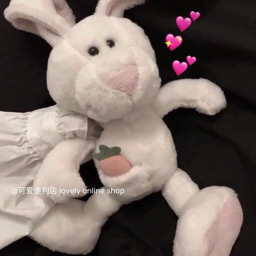 Забавный кролик, милая кукла, плюшевая игрушка для сна подходит для мужчин и женщин, подарок на день рождения