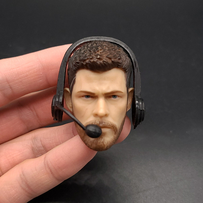 taobao agent Tactics headphones, minifigure, scale 1:6, soldier, 3A