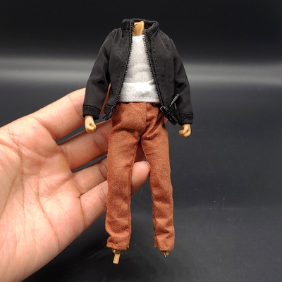 taobao agent Clothing, jacket, jeans, movable minifigure, T-shirt, scale 1:12, soldier, 6 inches, SHF