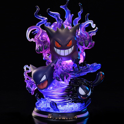 taobao agent Monster, glowing minifigure, big jewelry, statue, Gengar