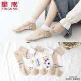 Весенние носки, летняя тонкая хлопковая стальная проволка, стеклянные шелковые кружевные колготки, кружевное платье