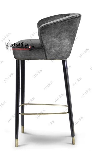 Американское сплошное деревянное кресло Simple -Footed Nordic Bar Stool стойки стойки стойки стойки стойки стойки стойки караку