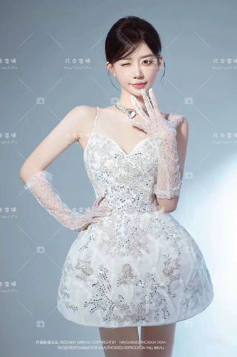 Новый стиль фотостудии, юбка-пачка принцессы Чжао Луси в том же стиле, платье на день рождения, личный светильник, роскошный стиль, художественная фотоодежда