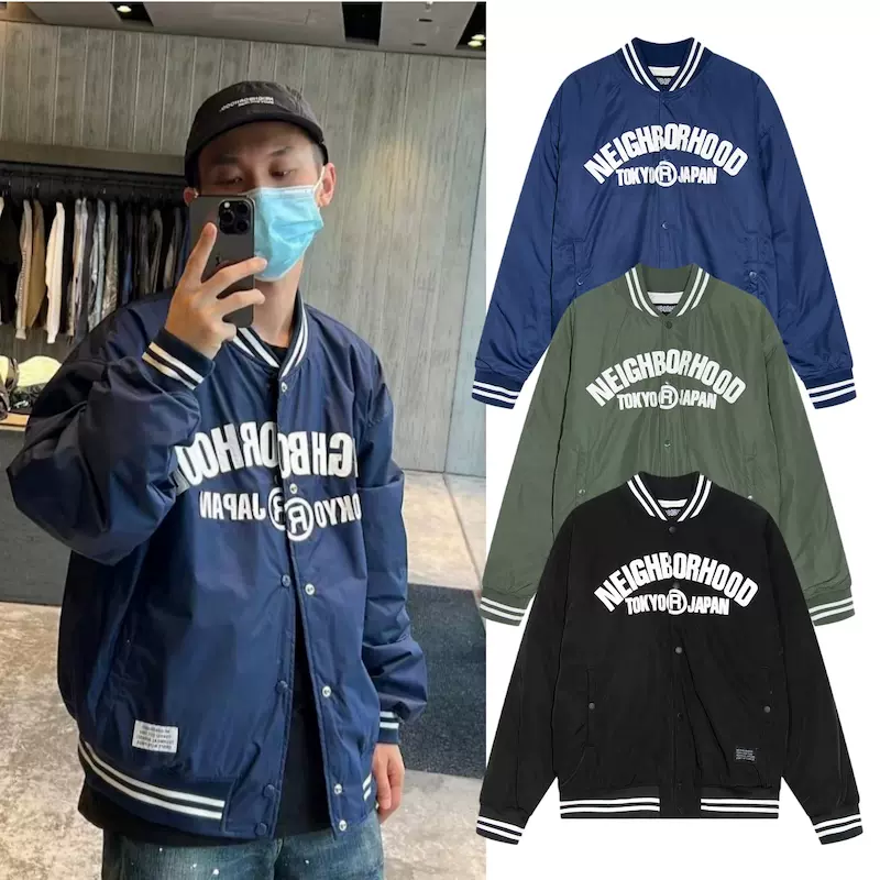 22AW NEIGHBORHOOD YN MA-1联名日系山本耀司飞行员棒球夹克棉服-Taobao