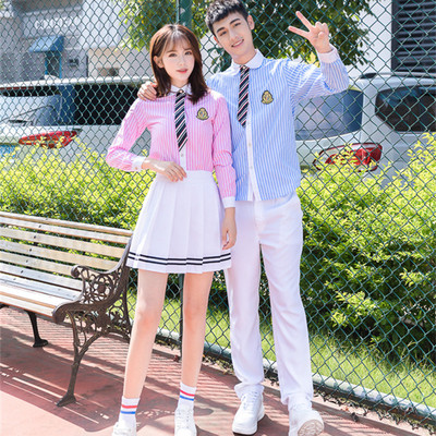 taobao agent White pleated skirt, set, uniform, Korean style