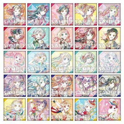 taobao agent Bang dream bangdream watercolor square towels small square cubes Guzi spot