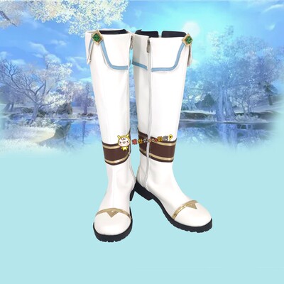 taobao agent Original God's style costume 装 Winter COS COS Shoes 1123 Anime Game Character COSPLAY Shoes to Customize