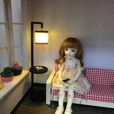 taobao agent [Mi shop MH] BJD doll/SD doll furniture prop, shooting scene set of 6 -point table lamp
