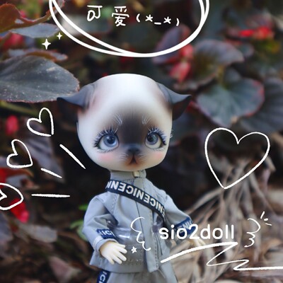 taobao agent [Mi Dian MH] SIO2DOLL X Alpha Meow Cooperation [Full Moon] Palm Baozhong Series