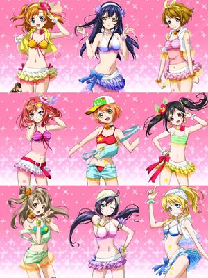 taobao agent Lovelive cosplay swimsuit customization