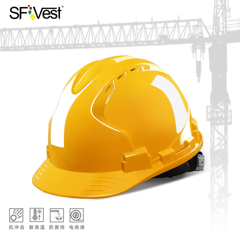 Safety helmet construction site national standard thickened breathable construction engineering elec