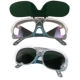 Flip Glasses+темно -зеленые очки добавьте новых сварки друзей