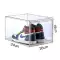 Acrylic hoàn toàn trong suốt hộp đựng giày AJ sneaker lưu trữ hộp hiển thị từ ngăn kéo loại nhựa gấp tủ giày treo tường 