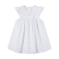 Детское белое шифоновое платье, детская одежда