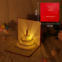 Color Cake Red+Music+Light+конверт