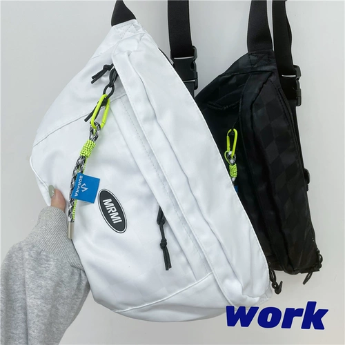 Японские брендовые минималистичные шахматы, универсальная нагрудная сумка, вместительная и большая сумка через плечо, Южная Корея