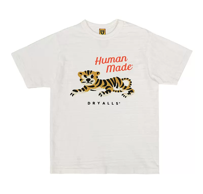 HUMAN MADE T-SHIRT #1926 20SS 老虎爱心竹节棉男女短袖T恤