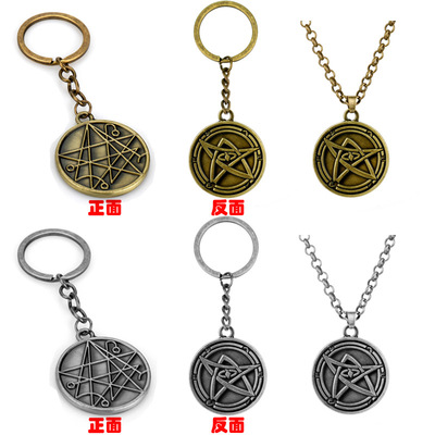 taobao agent CTHULHU Mythos Cisu mythology Book of Dead Spirit, Seal of Magic Chain Necklace Pendant keychain, pendant