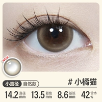 14.2 Маленькая оранжевая кошка [молоко фуфу янтарные стеклянные бусинки]