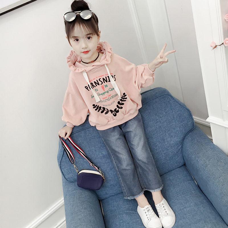 女童秋装套装2018新款韩版中大童时尚潮衣儿童春秋季两件套洋气