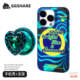 GGSHARE Blue Swirls Abstract Wavy Lines Phone Case iPhone Case for iPhone 17, 16, 15, 14, 13 and 12