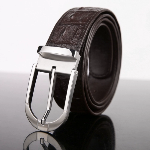 Мужской ремень, штаны, Таиланд, крокодил, из натуральной кожи, в корейском стиле